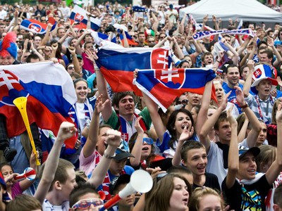 Radosť fanúšikov na slovenských