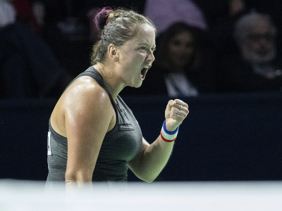 Slovenská tenistka Viktória Hrunčáková vo finále Pohára Billie Jean Kingovej
