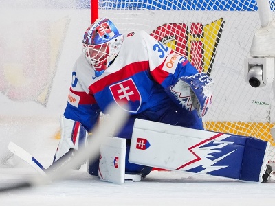 Slovenský brankár Adam Gajan