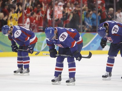 Sklamaní slovenskí hokejisti