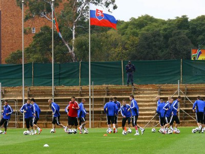 Piatkový tréning Slovákov