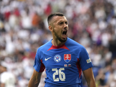 Ivan Schranz oslavuje gól