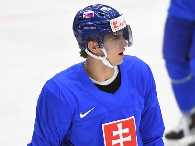 Martin Pospíšil počas tréningu slovenskej hokejovej reprezentácie