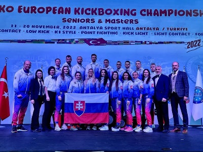 Slovenská výprava v kickboxe