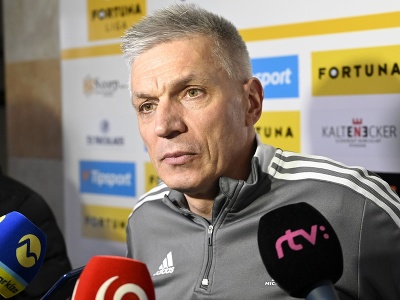 Na snímke tréner MFK Zemplín Michalovce Norbert Hrnčár