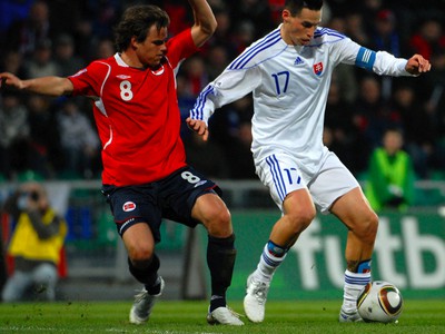 Marek Hamšík a Henning Hauger