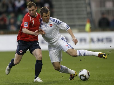 Radoslav Zábavník a Bjorn Helge Riise