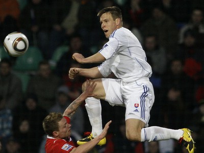 Radoslav Zábavník a Bjorn Helge Riise