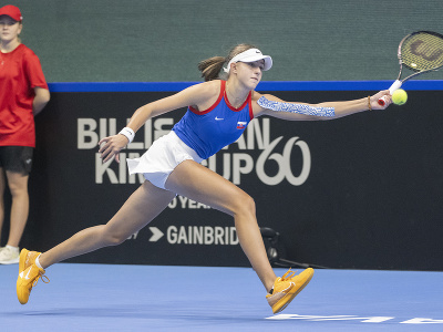 Na snímke slovenská tenistka Renáta Jamrichová 