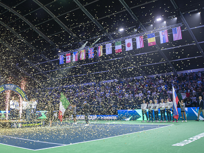 Slávnostný ceremoniál po finálovom dueli Slovensko - Taliansko