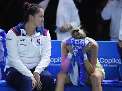 Slovenské tenistky prežívajú smútok po prehre vo finále Pohára Billie Jean Kingovej