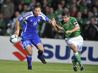 Filip Hološko pred druhým gólom, 9.9.2009