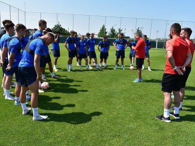 Tréning slovenskej futbalovej reprezentácie