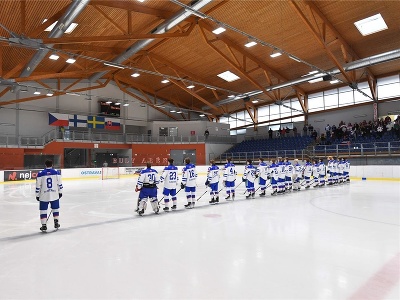 Slovenská hokejová šestnástka v Kravařoch