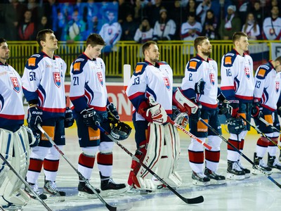 Slovenskí hokejisti pred medzištátnym zápasom Slovakia Cup medzi Slovenskom a Švajčiarskom