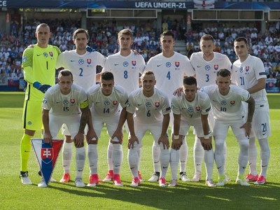 Slovenskí reprezentanti do 21 rokov pred zápasom s Anglickom