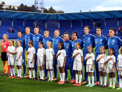 Futbalisti Slovenska do 21 rokov pred zápasom s Islandom