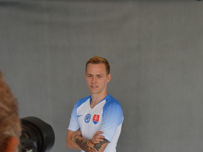 Ondrej Duda v novom reprezentačnom drese Slovenska