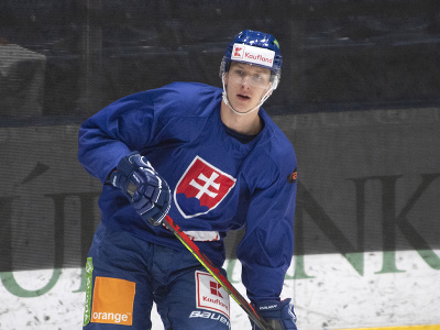 Nováčik slovenskej hokejovej reprezentácie Andrej Golian