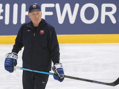 Tréner hokejistov Slovenska Craig Ramsay počas tréningu na 86. Majstrovstvách sveta v ľadovom hokeji