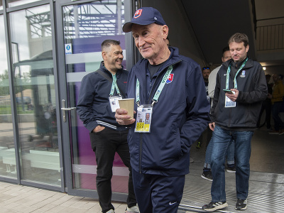 Tréner hokejistov Slovenska Craig Ramsay po tréningu na 86. Majstrovstvách sveta v ľadovom hokeji