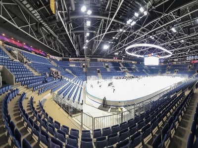 Pohľad do hľadiska počas 19. kola Tipos extraligy HC Slovan Bratislava - HC ´05 Banská Bystrica