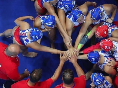 Slovenské reprezentantky vo vodnom