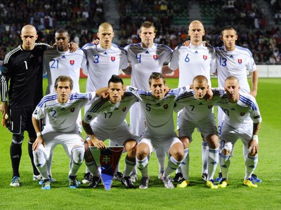 Zostava Slovenska pred zápasom s Arménskom