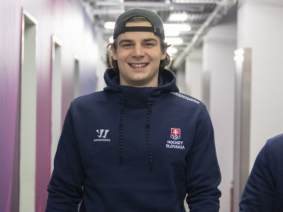 Slovenský hokejový reprezentant Marko Stacha, ktorý dostal premiérovú pozvánku do reprezentačného A-tímu, prichádza na zraz v Bratislave