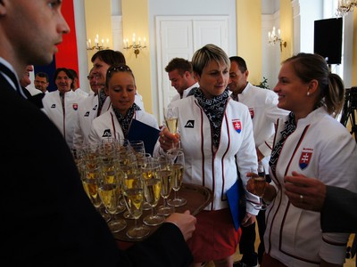 Slovenskí olympionici po slávnostnom sľube