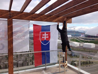 Slovenské poschodie v olympijskej dedine v Soči