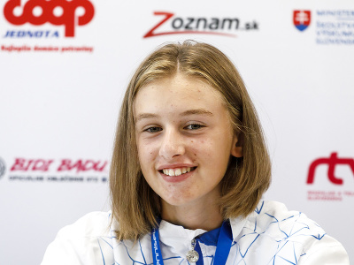 Na snímke slovenská tenistka Soňa Depešová sa usmieva počas tlačovej konferencie Slovenského tenisového zväzu (STZ) v Bratislave v pondelok 25. júla 2022. 
