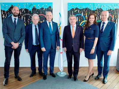 Thomas Bach prijal vo svojom sídle v Lausanne vrcholnú delegáciu Slovenského olympijského a športového výboru