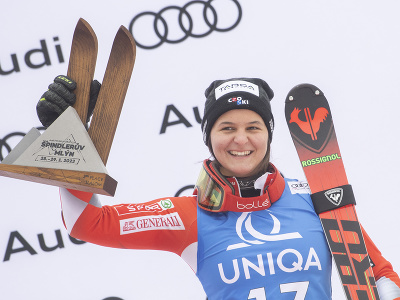 Na snímke chorvátska lyžiarka Zrinka Ljutičová