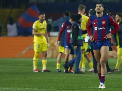 Frustrovaní hráči Barcelony po prehre s Villarrealom