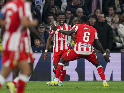 Gólové oslavy futbalistov Almeríe