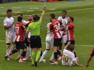 Roztržka hráčov v súboji Realu s Bilbaom