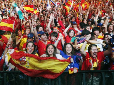 Oslavy španielskych fanúšikov v Madride