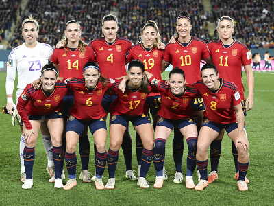 Španielske futbalistky pred zápasom