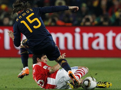 Sergio Ramos a Cristian Riveros