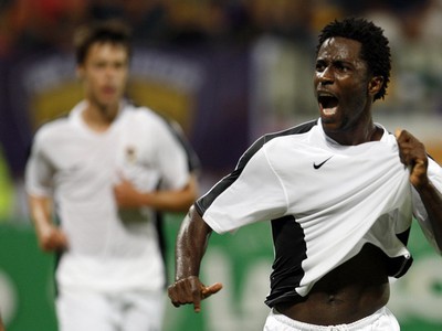 Bony Wilfried sa teší z gólu
