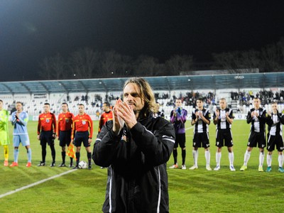 Martin Černáček zo Spartak Myjava pred zápasom
