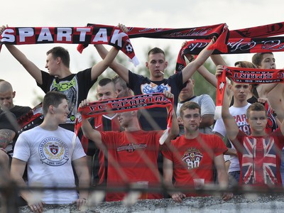 Fanúšikovia trnavského Spartaka
