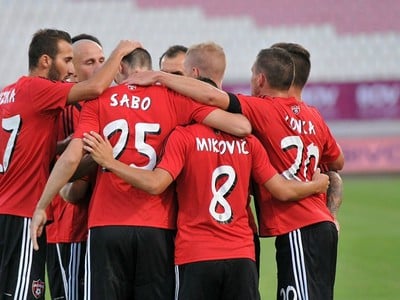 Radosť hráčov Spartaka