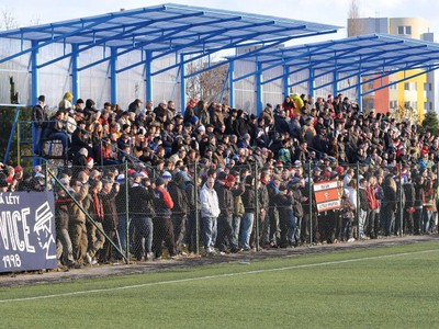 Fanúšikovia na zápase Trnava