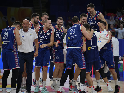 Srbská radosť po postupe do semifinále