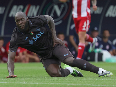 Zranený Romelu Lukaku počas