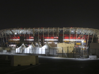 Na snímke futbalový štadión 974 v katarskej Dauhe