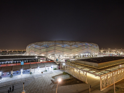 Na snímke futbalový štadión vzdelávacieho mesta v katarskom meste Dauha
