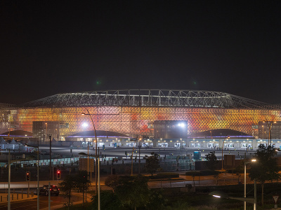 Na snímke futbalový štadión Ar-Rajján v katarskom meste Dauha 